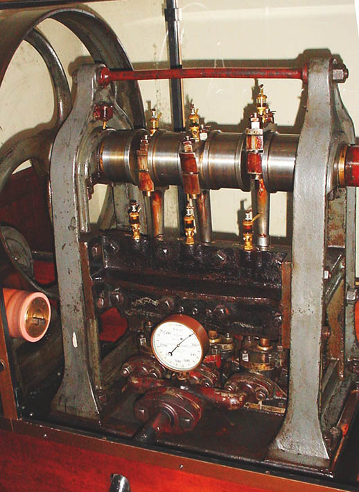 The three-cylinder hydraulic pump (1896) that prov