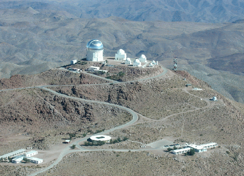 <strong>Fig. AO.3: </strong> Cerro Tololo from the
