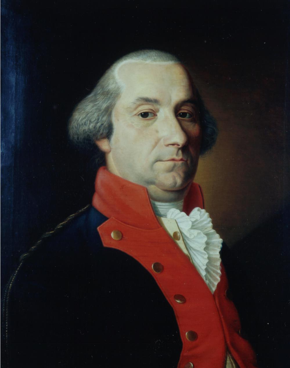 Franz Xaver von Zach (1754-1832) as Major (paintin