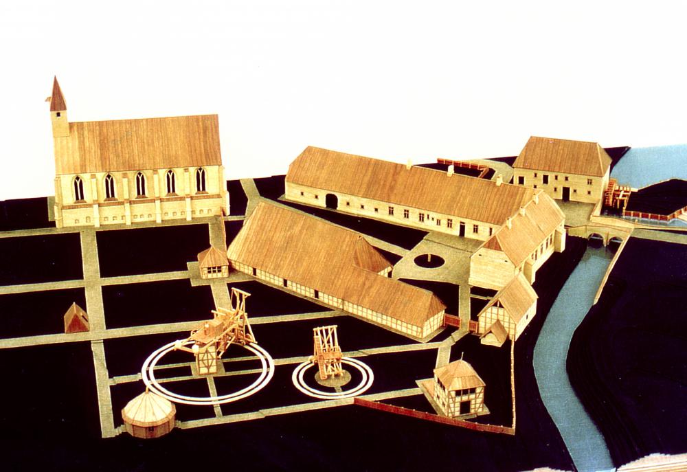 Model of the observatories in Lilienthal, made by 