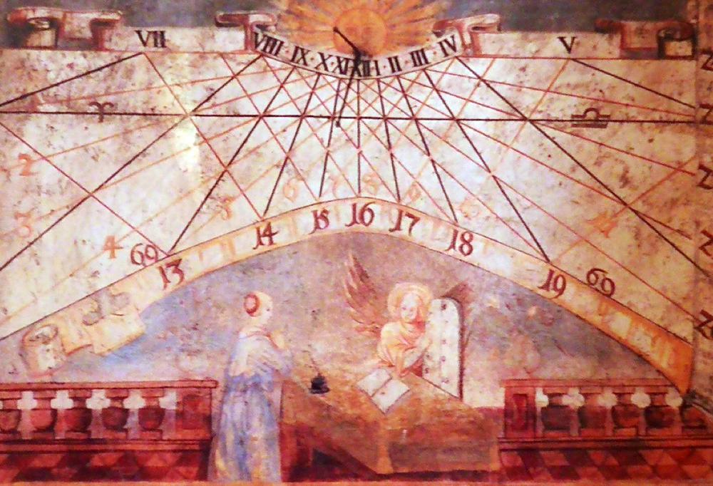 Sundials in the Clementinum (Photo: Gudrun Wolfsch