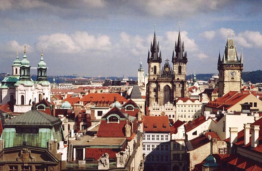 Prague -- view from Clementinum (Wikipedia, CC3, M