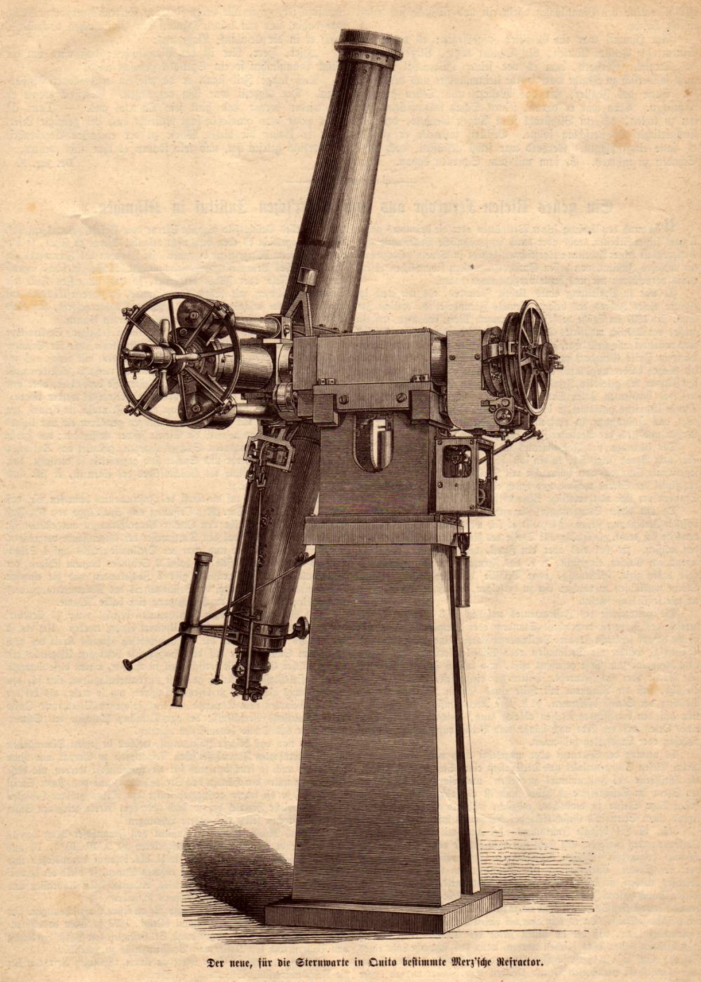 24-cm-equatorial refractor, G. & S. Merz of Mu