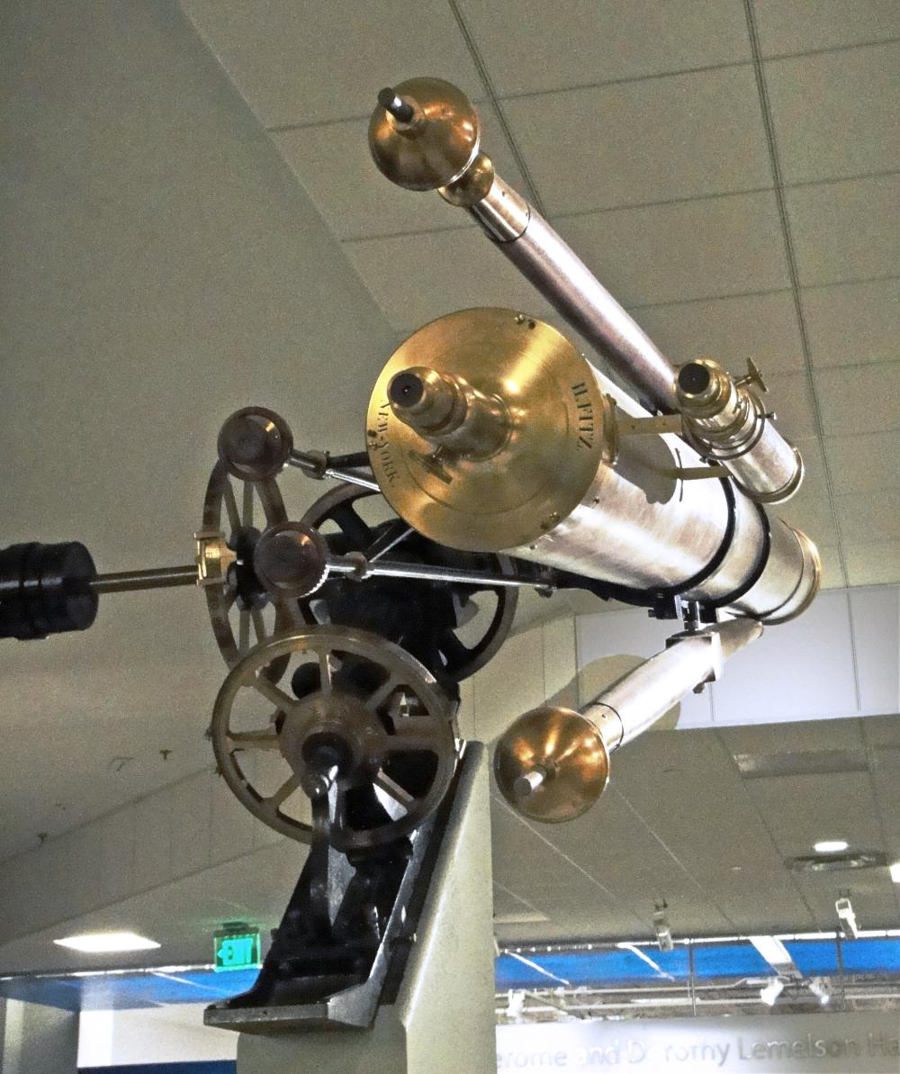 Maria Mitchell’s telescope, today in the Smithso