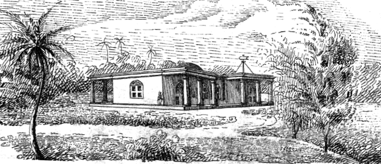 Old Madras Observatory, Egmore in Madras (1786), w
