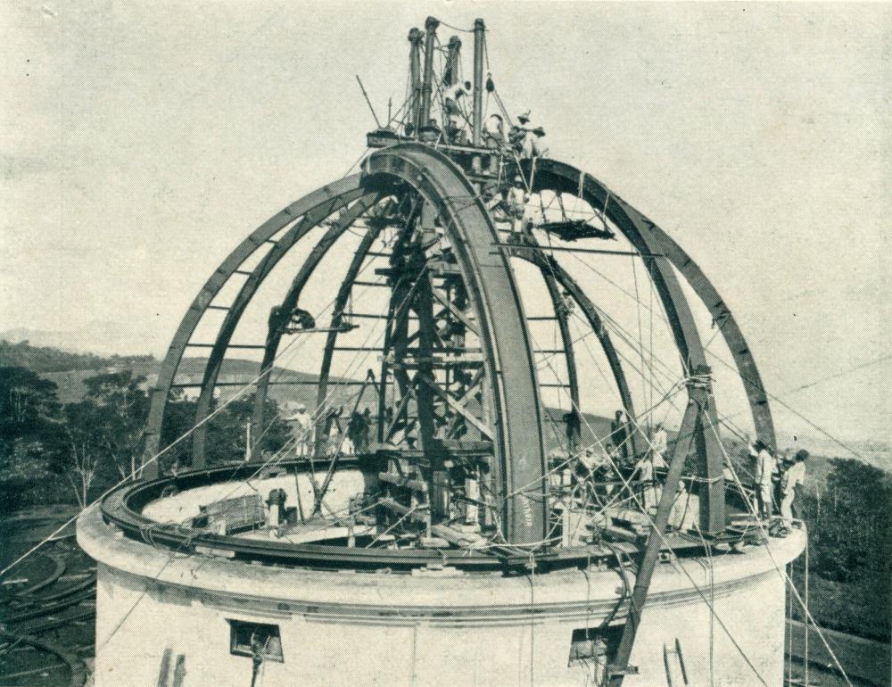 Construction of the dome for the Zeiss double 60-c
