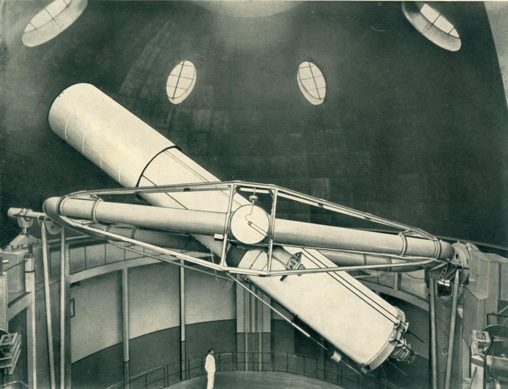 Mounting of the Zeiss double 60-cm-Refractor (1926