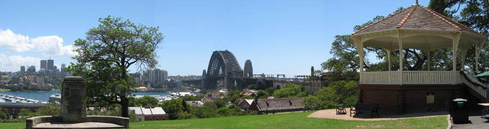 View from Sydney Observatory to the Harbour and Br