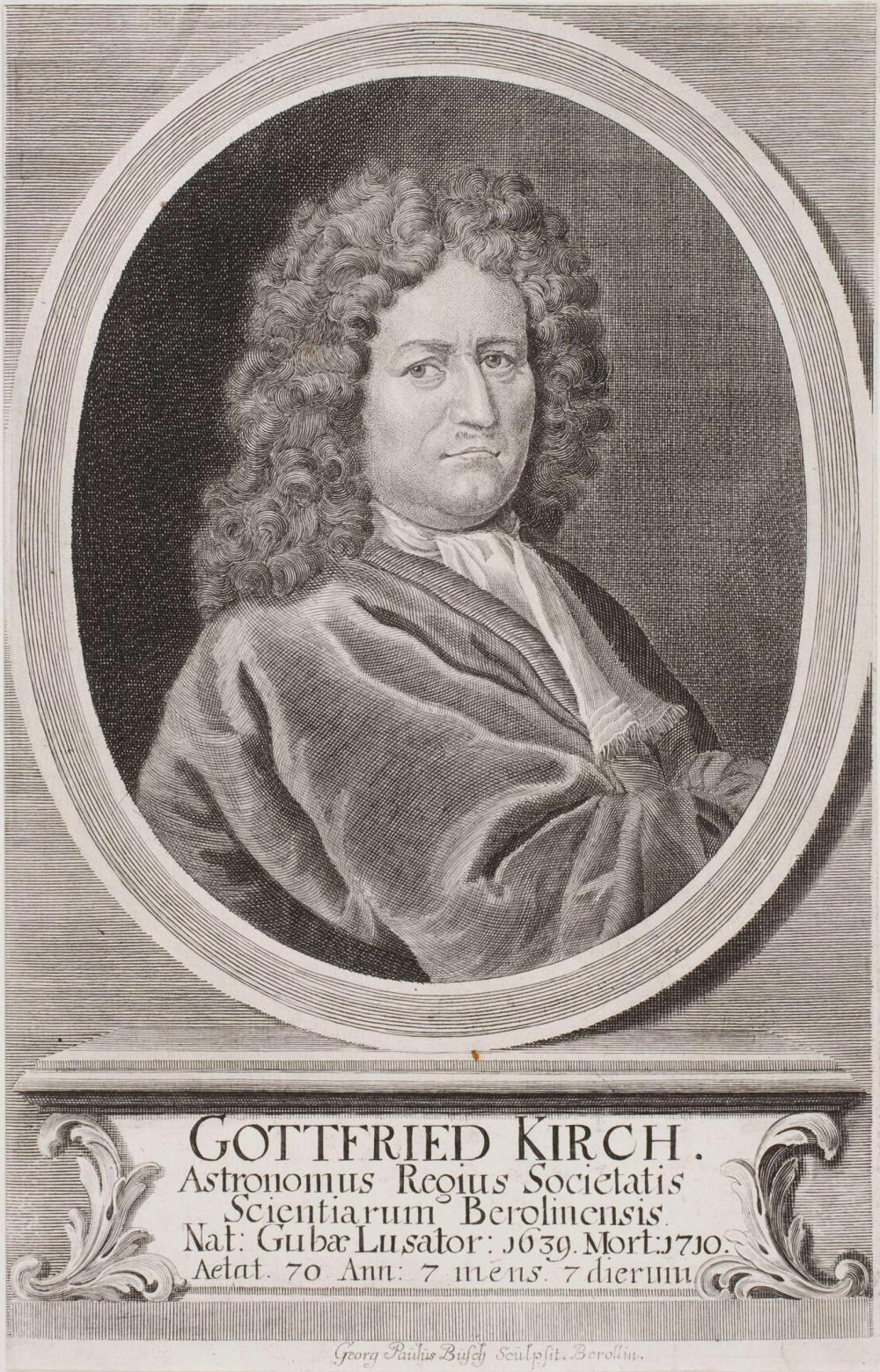 Gottfried Kirch (1639--1710), (Georg Paul Busch, C