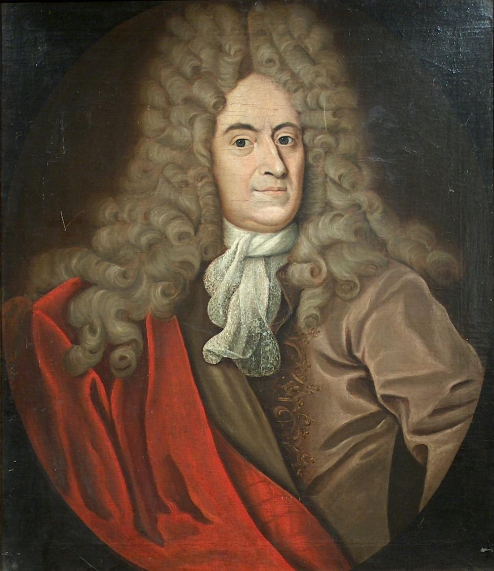 Ole Rømer (1644--1710), painting by Jacob Coning 