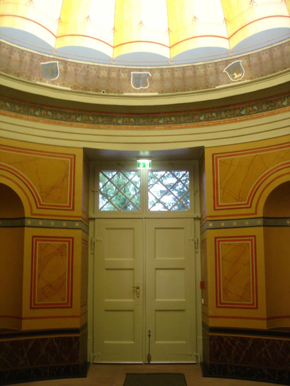 Göttingen Observatory, entrance hall with vault u