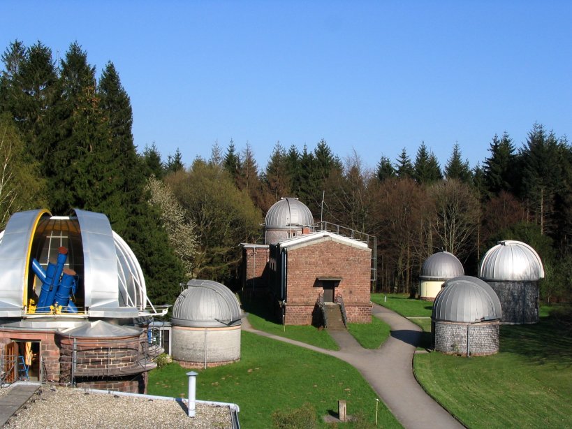 Six domes of Heidelberg Observatory (Wikipedia, CC