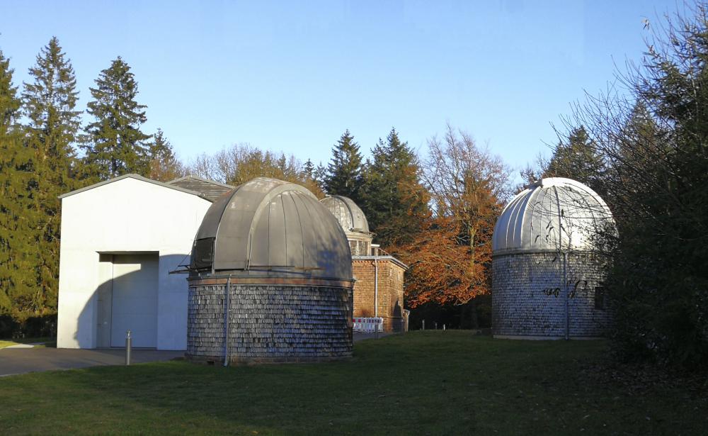 East Institute and Schmidt Telescope dome and two 