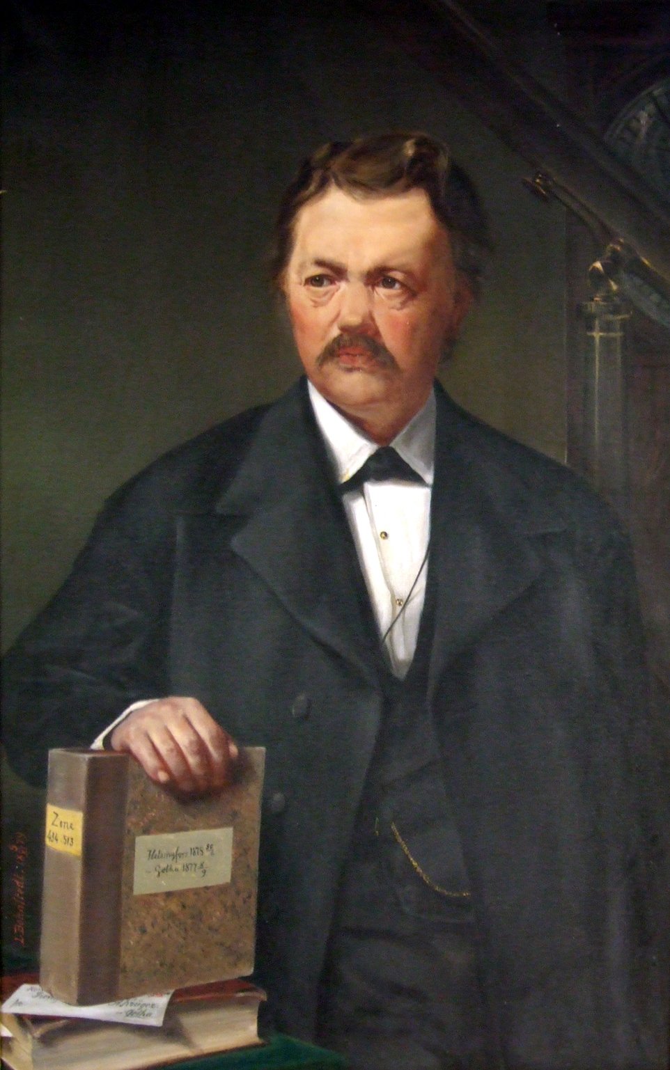 Adalbert Krüger (1832--1896), painting by Ludwig-