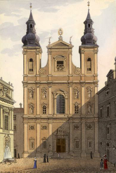 Jesuit Church Vienna and the Jesuit Academic Colle