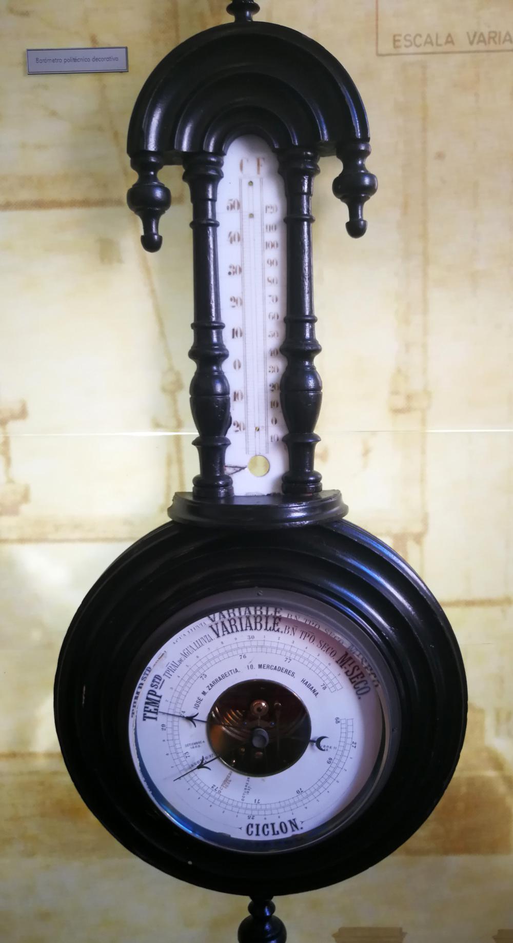 Barometer, José M. Zarrabeitia, Habana, Observato