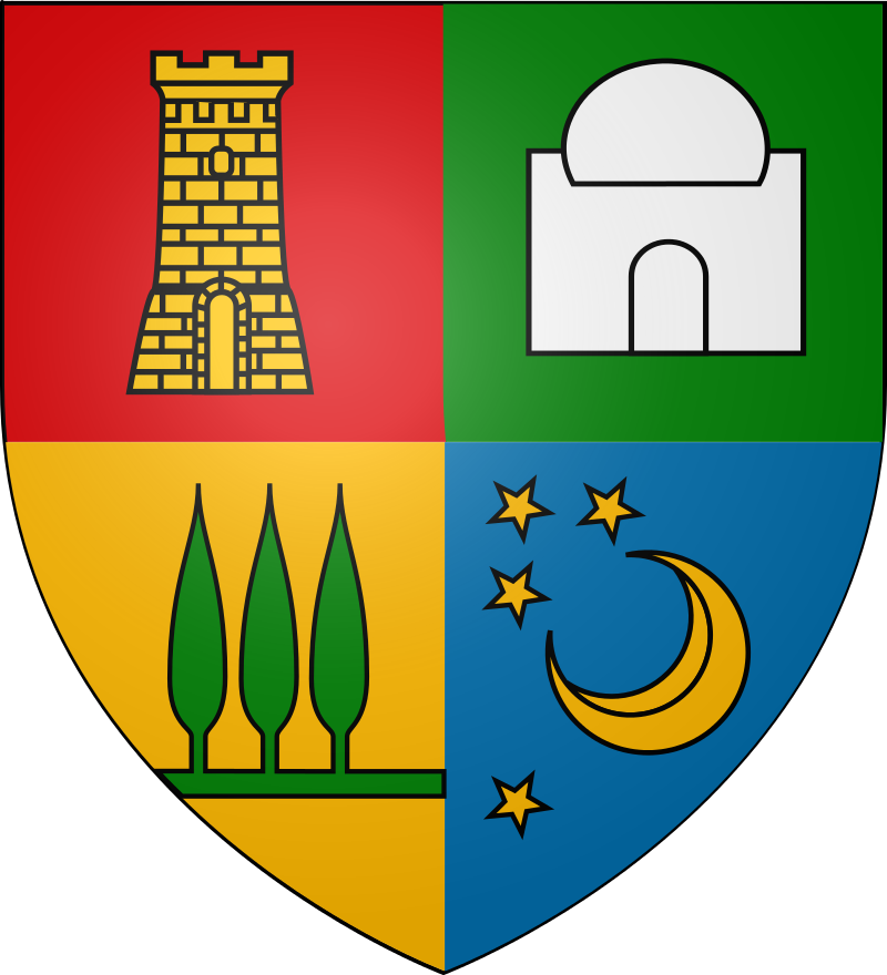 Coat of Arms, Algiers-Bouzareah, French Algeria (W