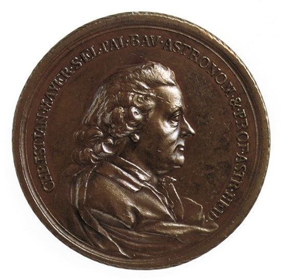 Commemorative medal for Christian Mayer 1783 (Tech