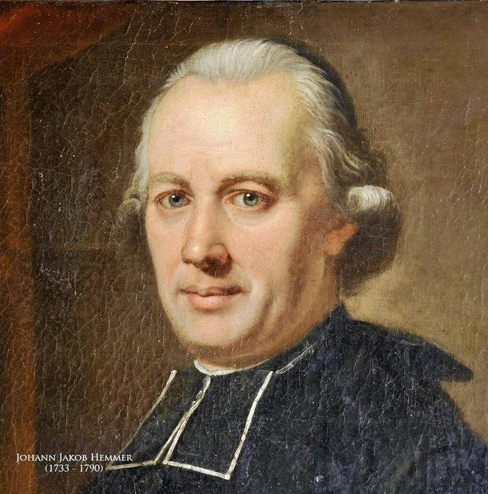 Johann Jakob Hemmer (1733--1790), first secretary 
