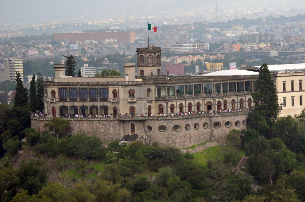 Castillo de Chapultepec (*1785, 1864/67) from Nort