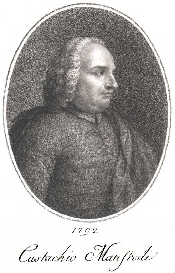 Eustachio Manfredi (1674--1739), mathematician, as
