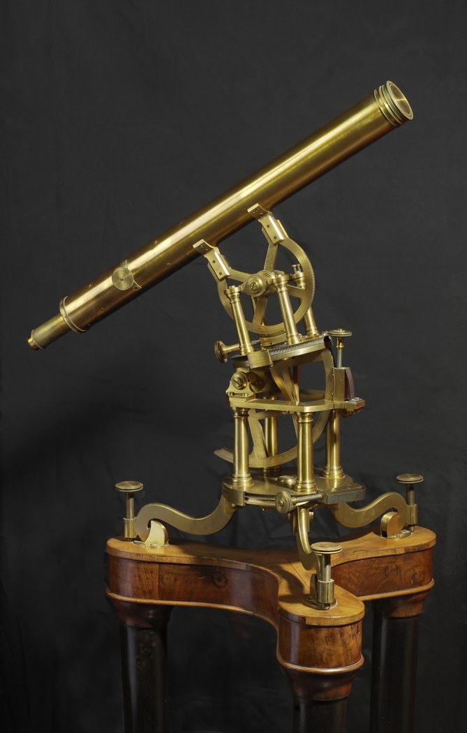 Telescope in universal mount by George Adams (Lond