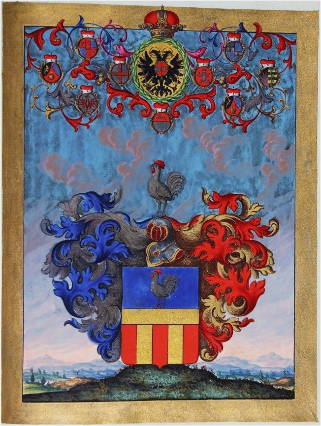 Coat of arms of Giovanni Jacopo de Marinoni (1676-