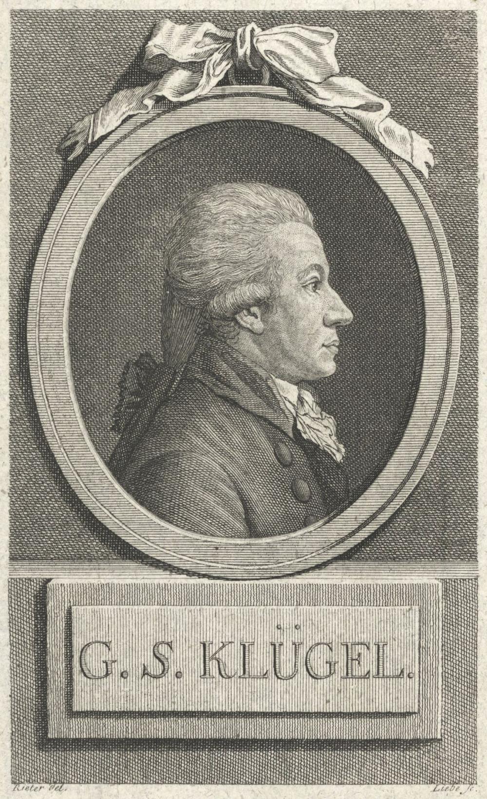 Georg Simon Klügel (1739--1812), director of Hall