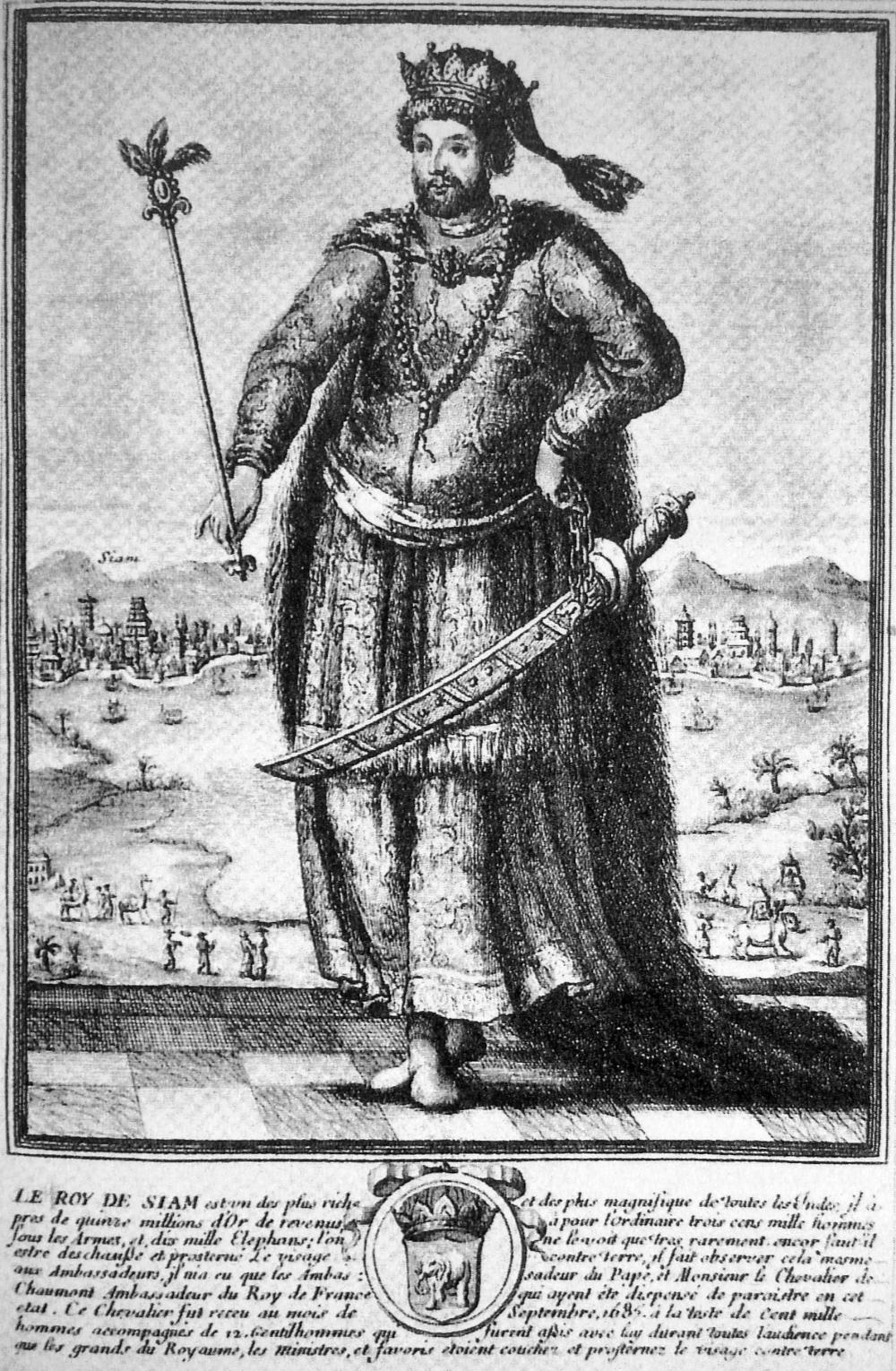 King Narai the Great (1633--1688), King of Ayuttay