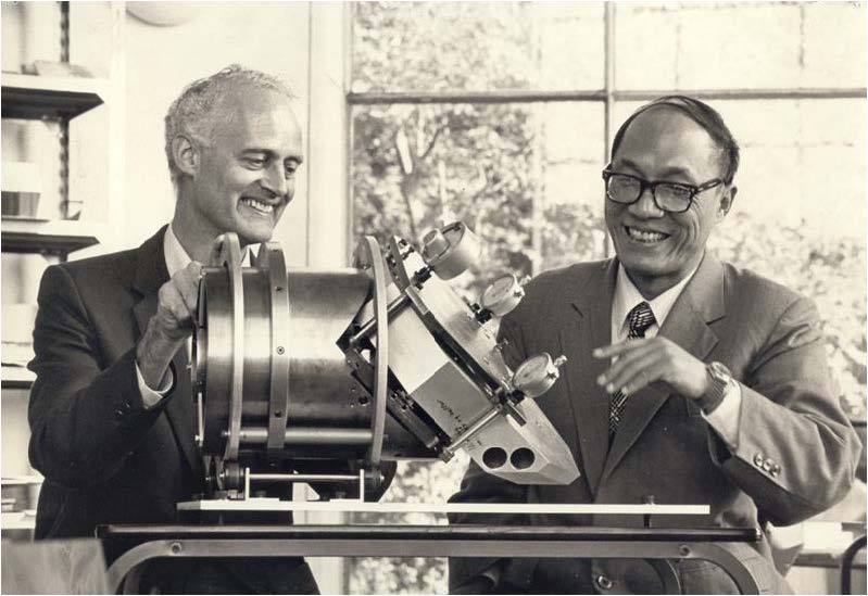 Erik Høg and Dr. Hu Ningsheng with the Glas Merid