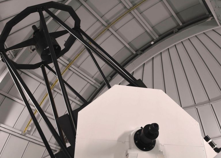 AlbaNova 1-m-Reflecting telescope (2007), (photo: 