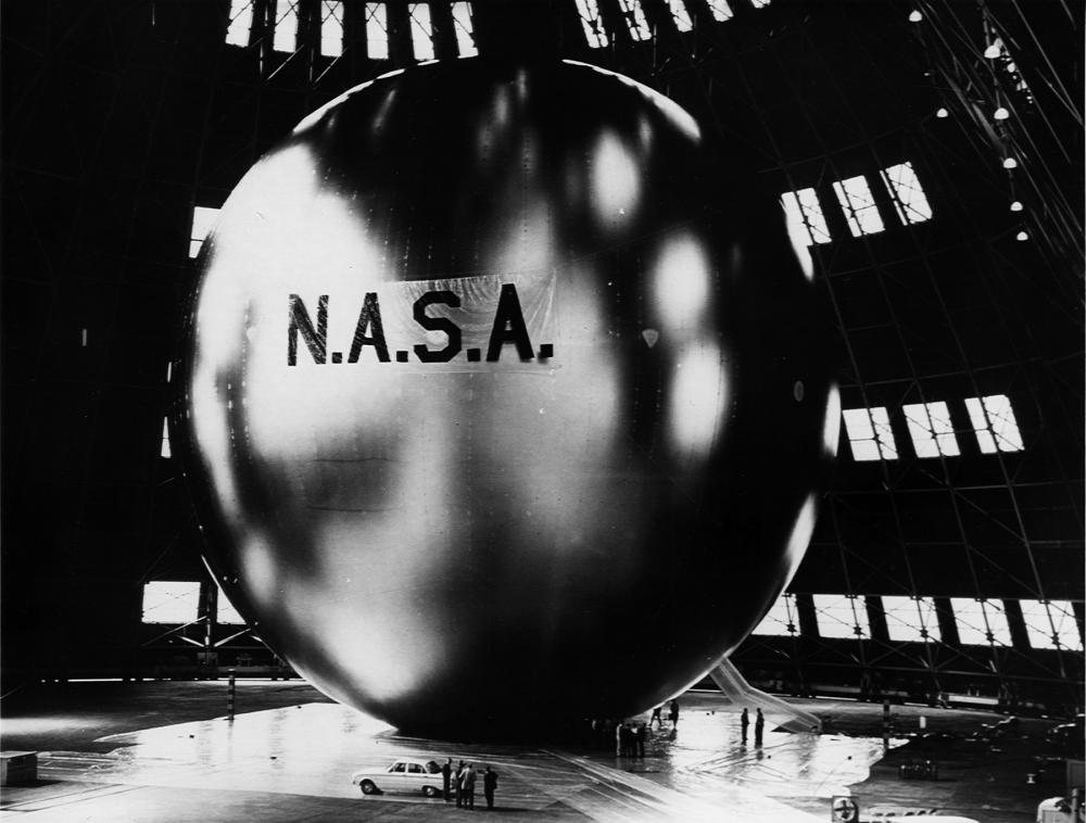 ECHO I, NASA’s first communications satellite, a