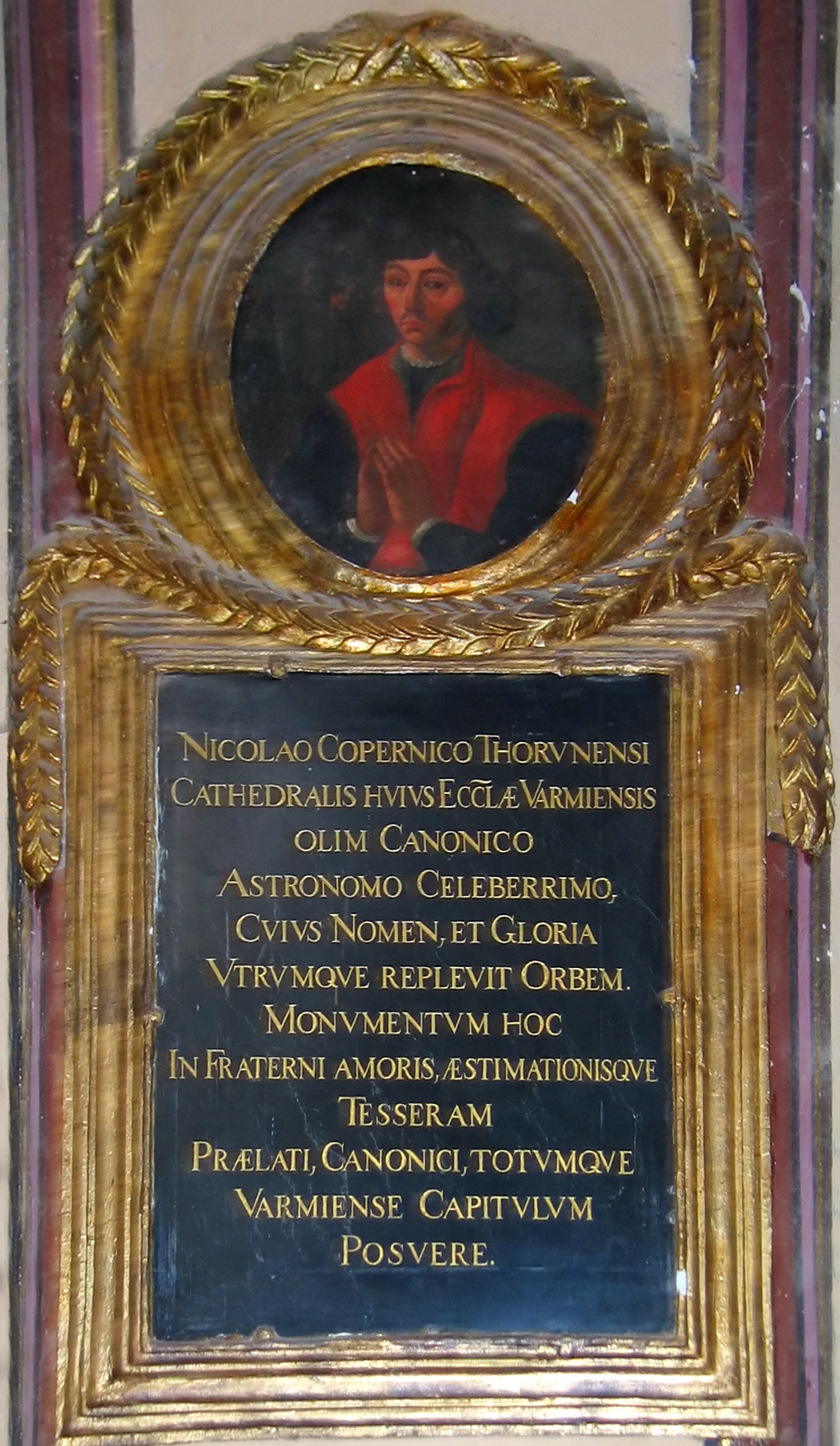 Epitaph of Nicolaus Copernicus
