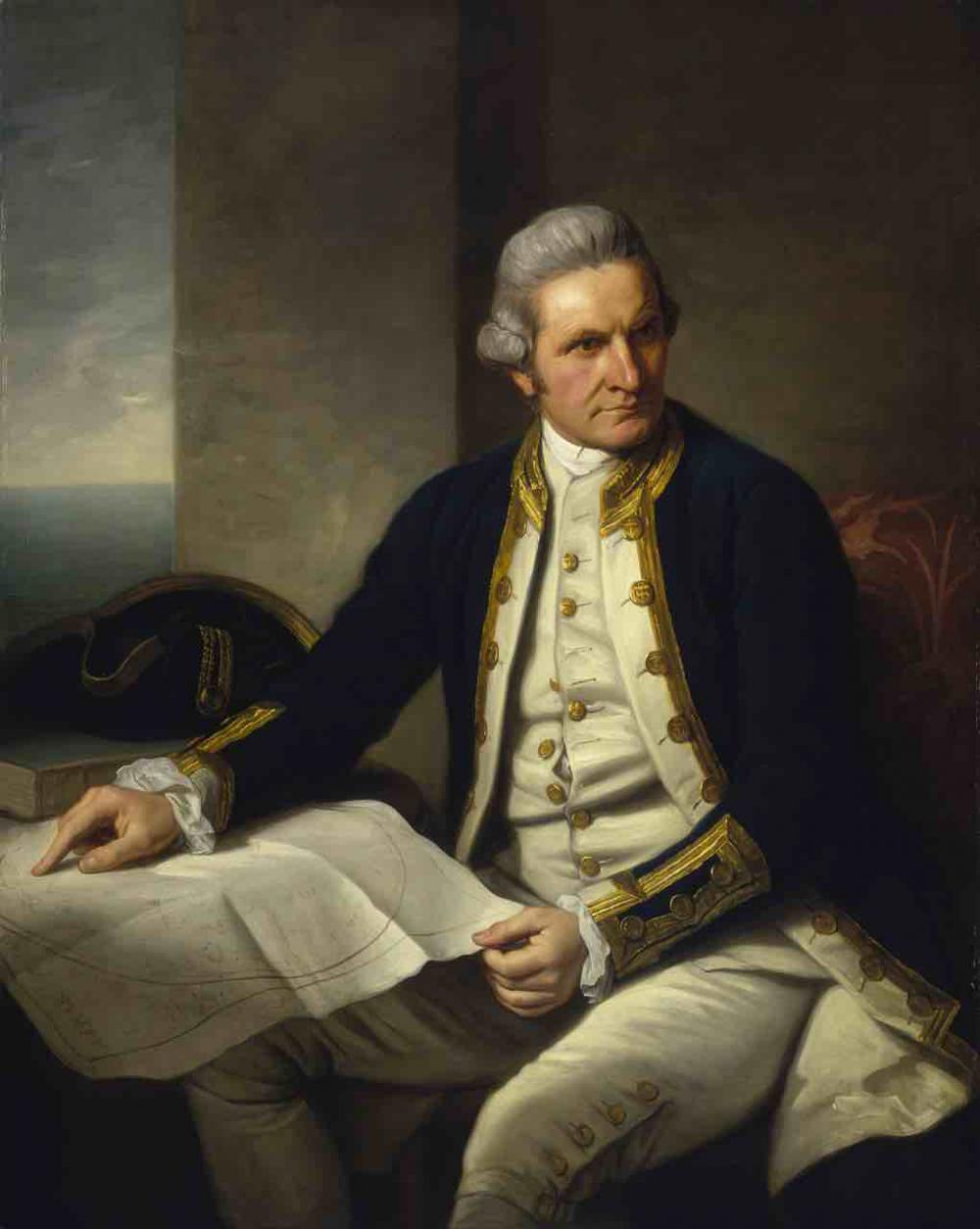 Portrait of Captain James Cook (National Maritime 